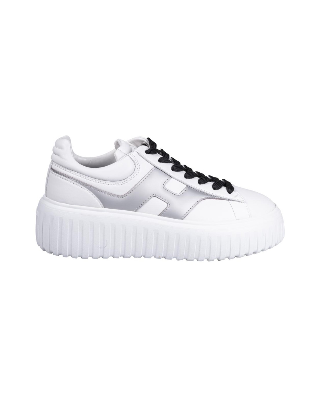 shop HOGAN Saldi Sneakers: Hogan sneakers Hogan H-Stripes bianco.
Tomaia in nappa.
Inserti in pelle lucida.
H laterale.
Fussbett in memory foam 8 mm.
Suola in EVA.
Altezza totale 5,8 cm.
Indicazioni di cura e mantenimento incluse.
Custodia in tessuto inclusa.
Include un paio di lacci aggiuntivi.
Made in Italy.. HXW6450FE91NCD-0351 number 508064