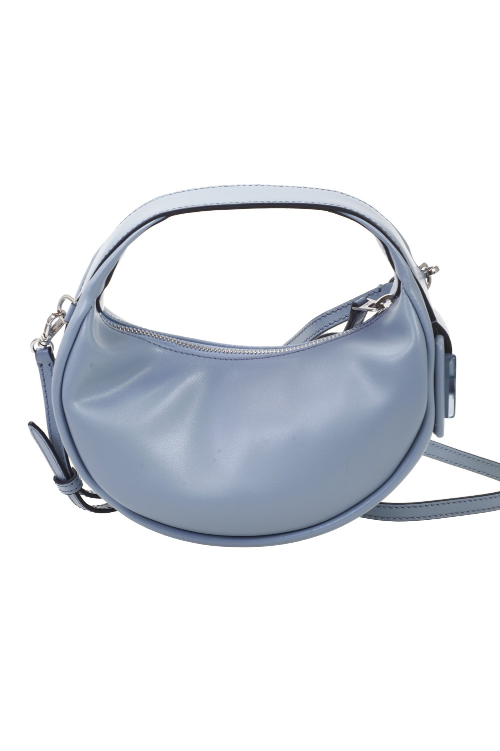 shop HOGAN  Tracolla: Hogan borsa mini tonda.
Articolo realizzato in pelle martellata.
Accessorio H laterale con logo Hogan.
Chiusura con cerniera.
Fodera in tessuto.
Dimensioni: 18 x 13 x 9 cm, manico fisso, tracolla regolabile e removibile.
Indicazioni di cura e mantenimento incluse.
Custodia in tessuto inclusa.
Composizione: 100% Pelle.
Fabbricato in Romania.. KBW01M70100S79-U030 number 6360982